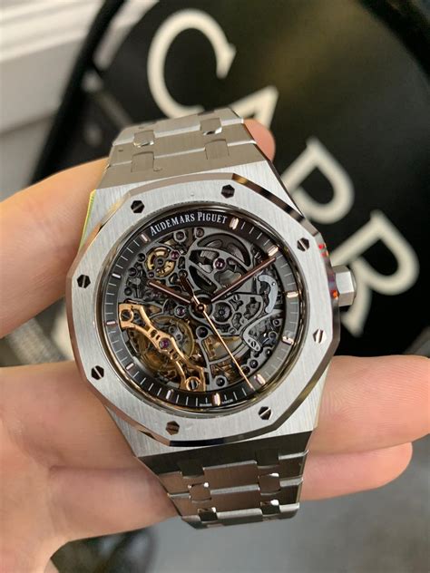 stainless steel audemars piguet|audemars piguet skeleton stainless steel.